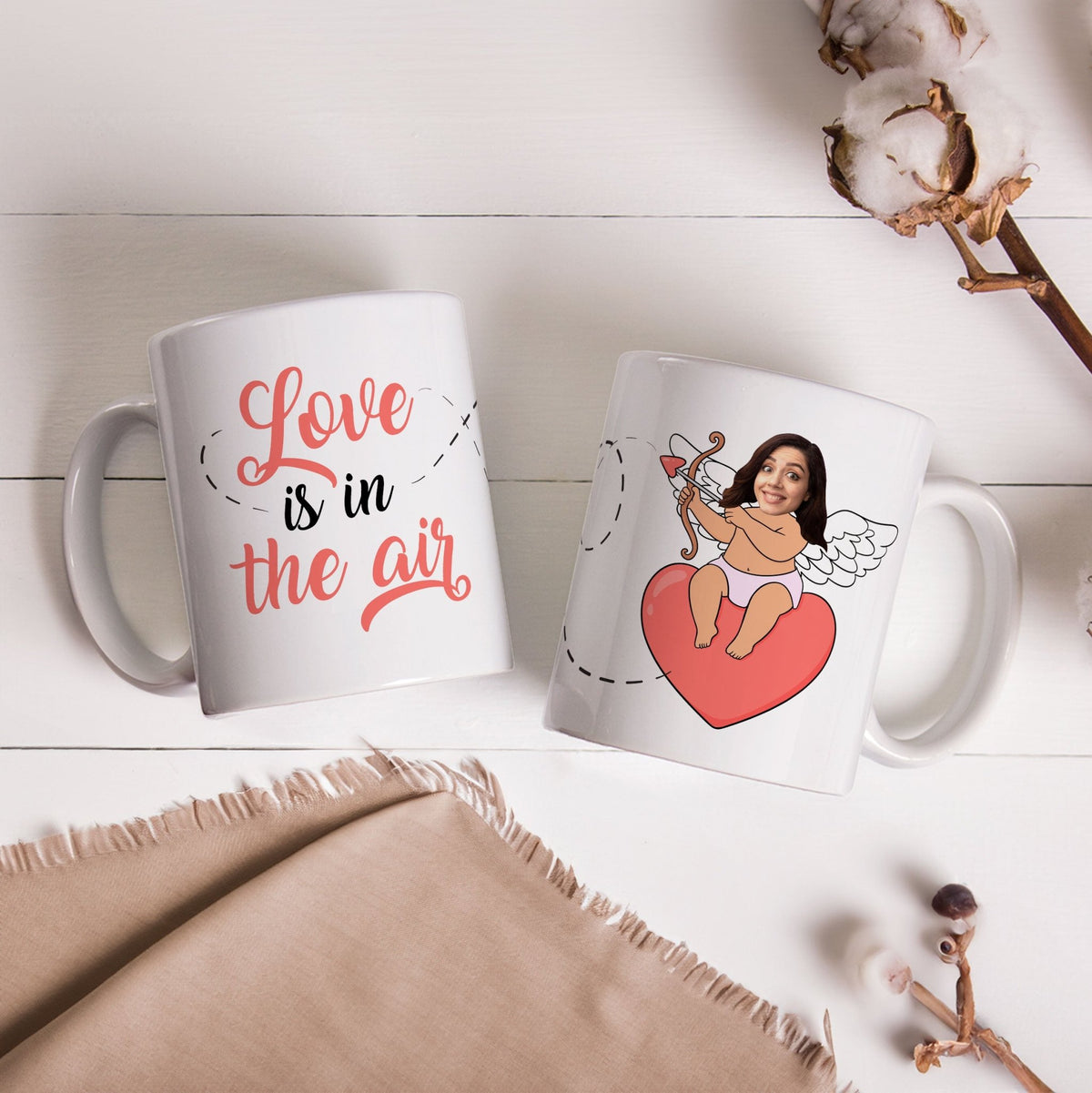 Love Is In The Air Woman - Ceramic Mug 330ml - GOTShirts
