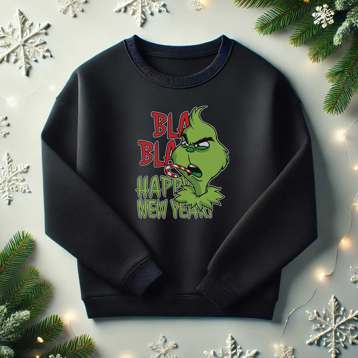 Blah Blah Happy New Year Sweatshirt - GOTShirts
