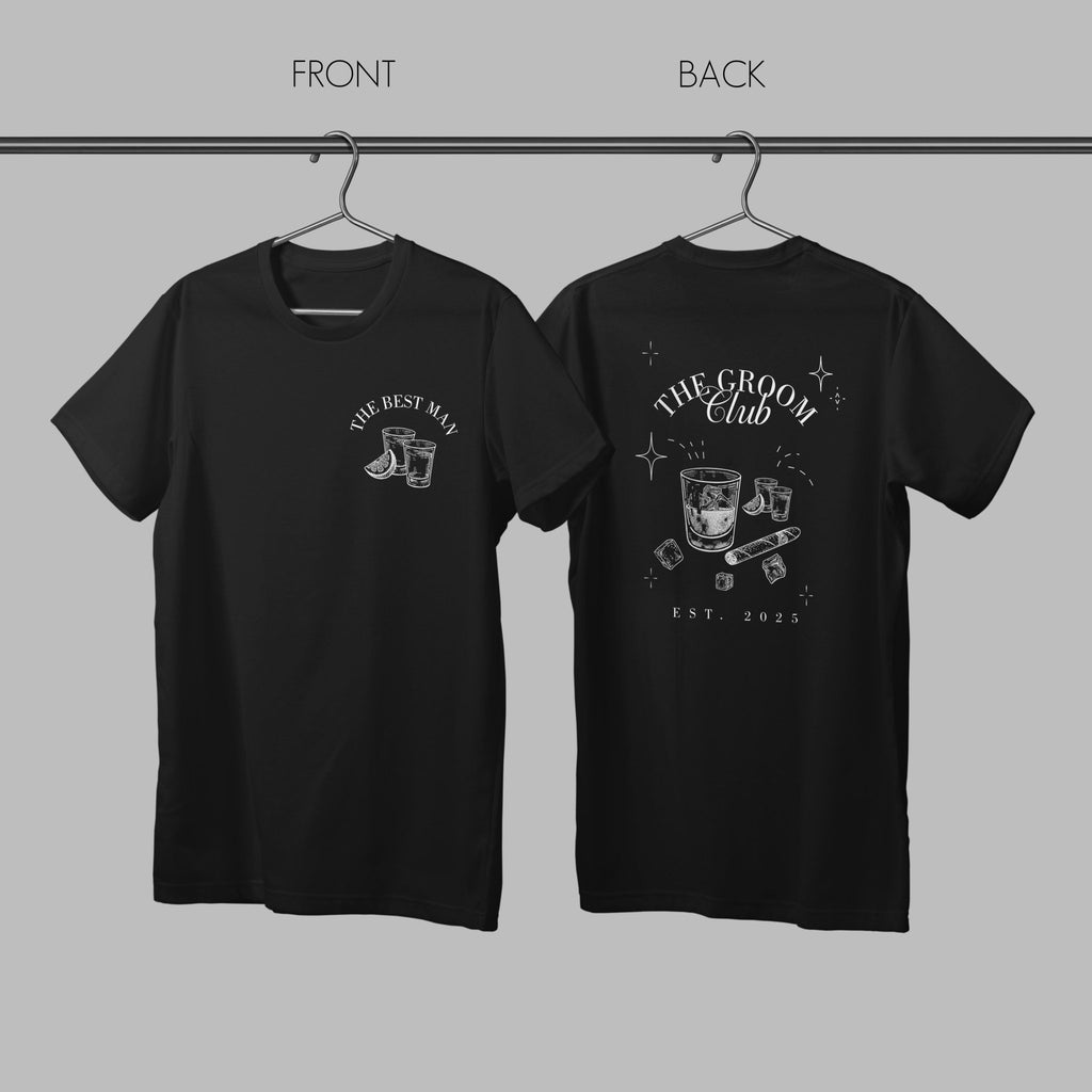 The Groom's Club - T-shirt (2 Sides Print) - GOTShirts