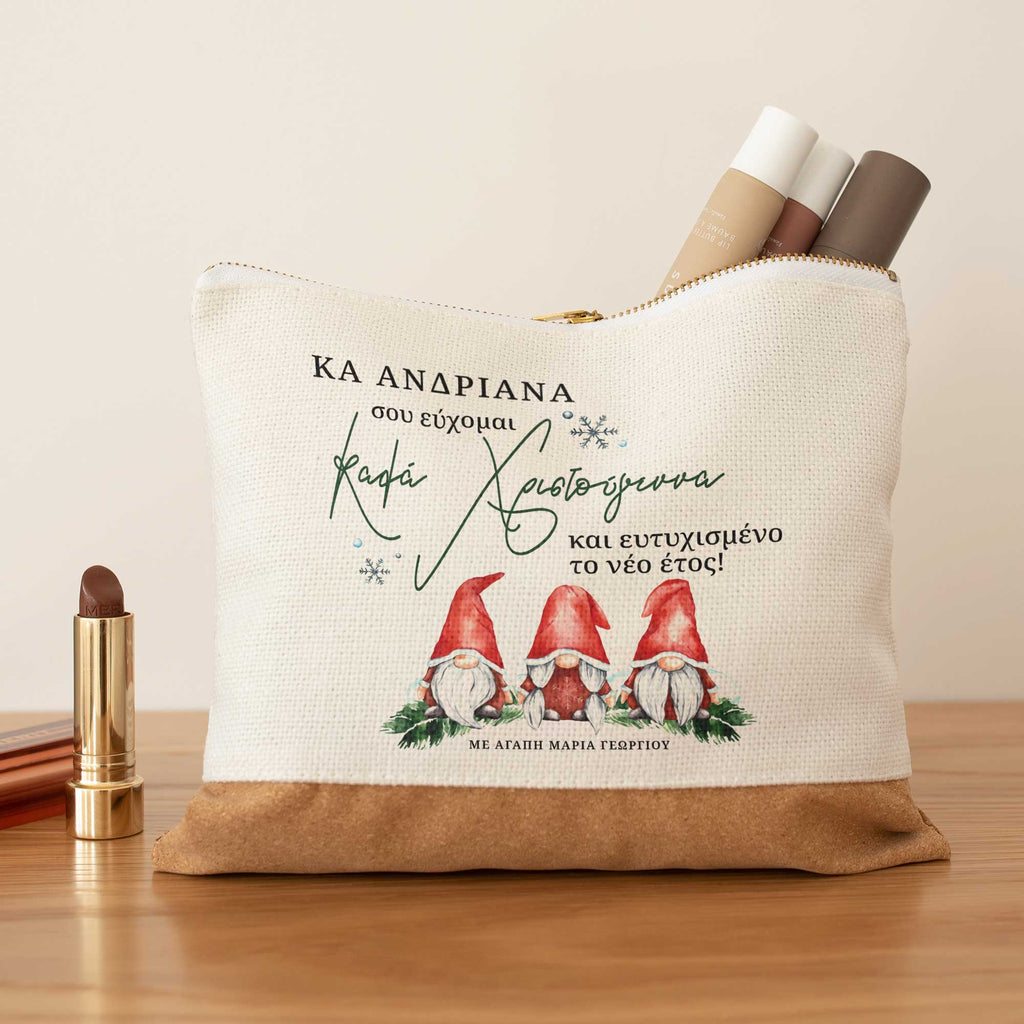 Christmas Gnomes - Pencil Case With Cork - GOTShirts