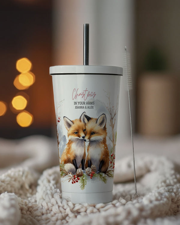 Create Your Own - Stainless Steel Straw Tumbler 16oz - GOTShirts