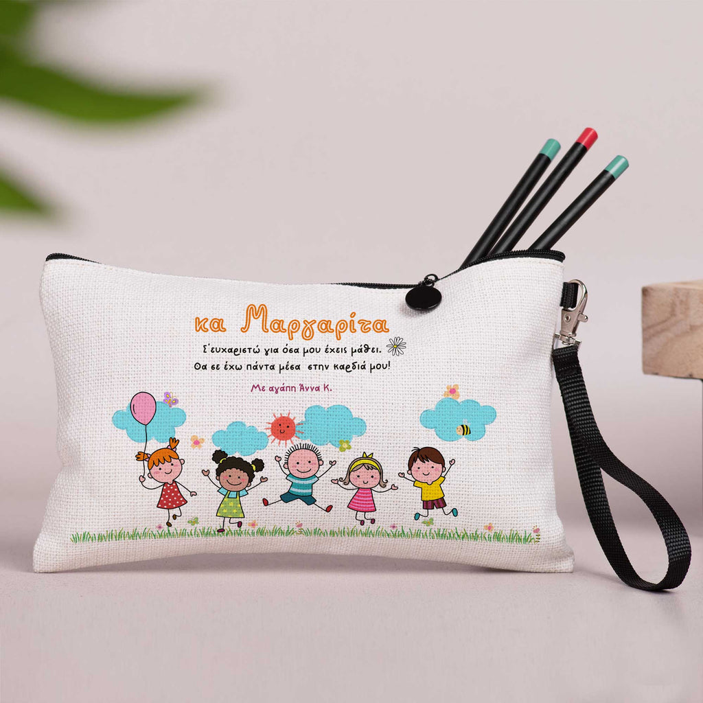 Always In My Heart - Linen Pencil Case - GOTShirts