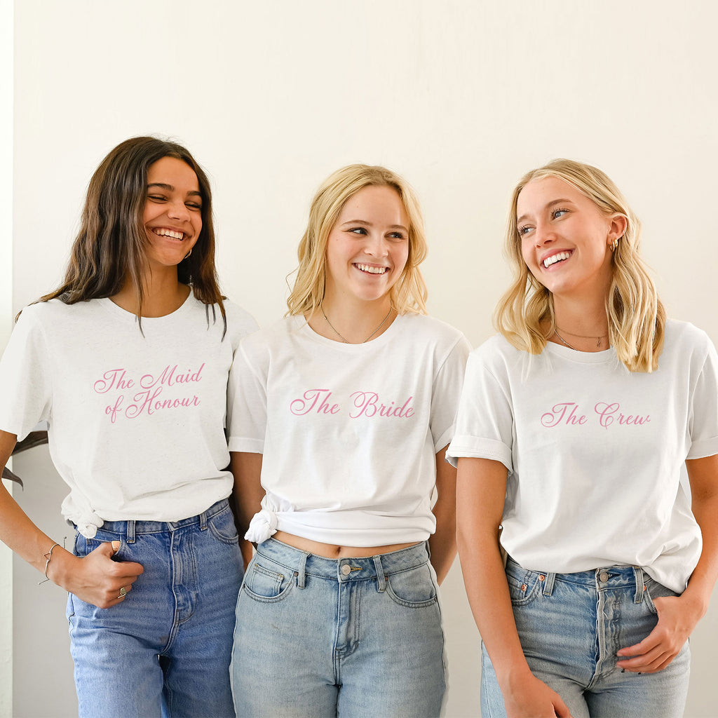 Pink Hen Party - T-shirt (2 Sides Design) - GOTShirts