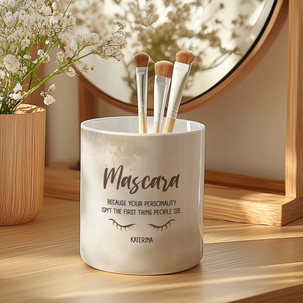 Mascara - Ceramic Make Up Brush Holder - GOTShirts
