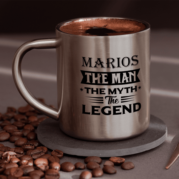 The Man, The Myth, The Legend - Stainless Steel Coffee Mug - GOTShirts