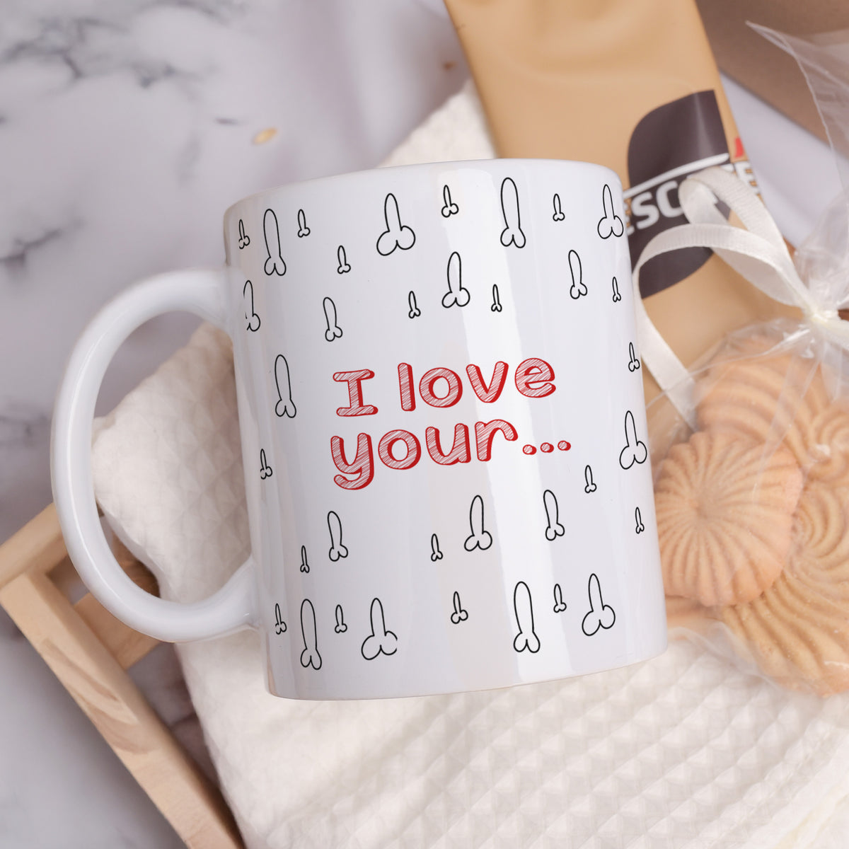 I Love Your - Ceramic Mug 11oz & Coaster Gift Box - GOTShirts