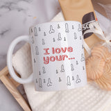 I Love Your - Ceramic Mug 11oz & Coaster Gift Box - GOTShirts
