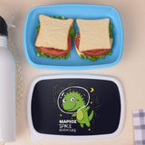 Dinosaur In Space - Plastic Lunch Box - GOTShirts