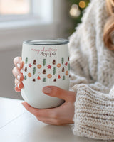 Christmas Pattern - Magnetic Puzzle & Wine Mug Gift Box - GOTShirts