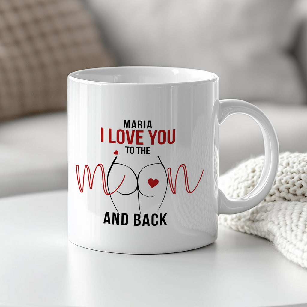 Love You To The Moon And Back - Ceramic Mug 330ml - GOTShirts