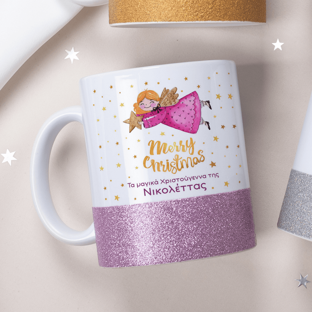 Angel - Ceramic Glitter Mug - GOTShirts