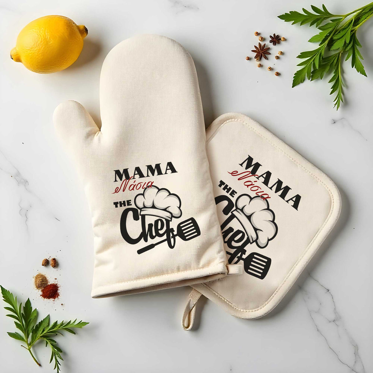 Chef Mom - Oven Mitt & Pot Holder - GOTShirts
