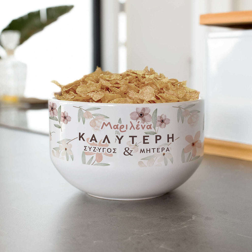 Best Wife & Mother - Ceramic Bowl - GOTShirts