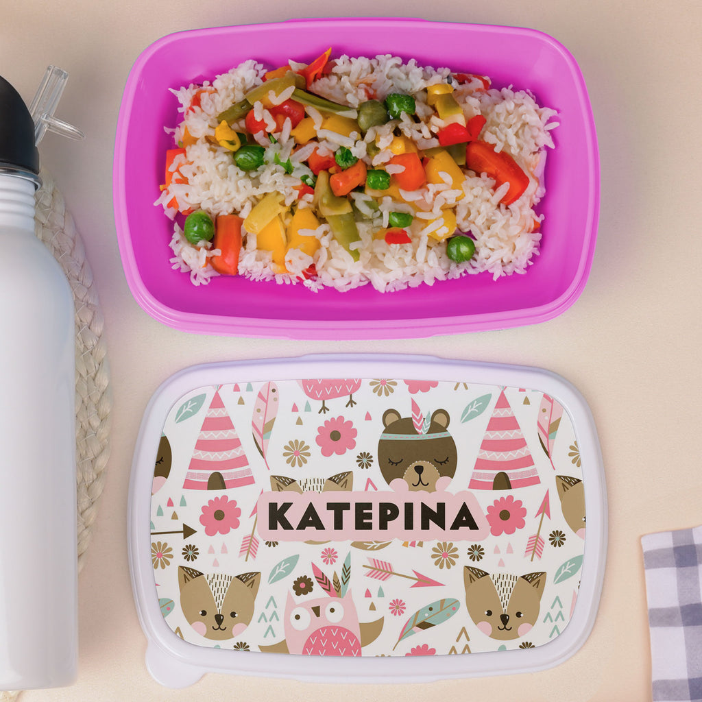 Cute Animals - Plastic Lunch Box