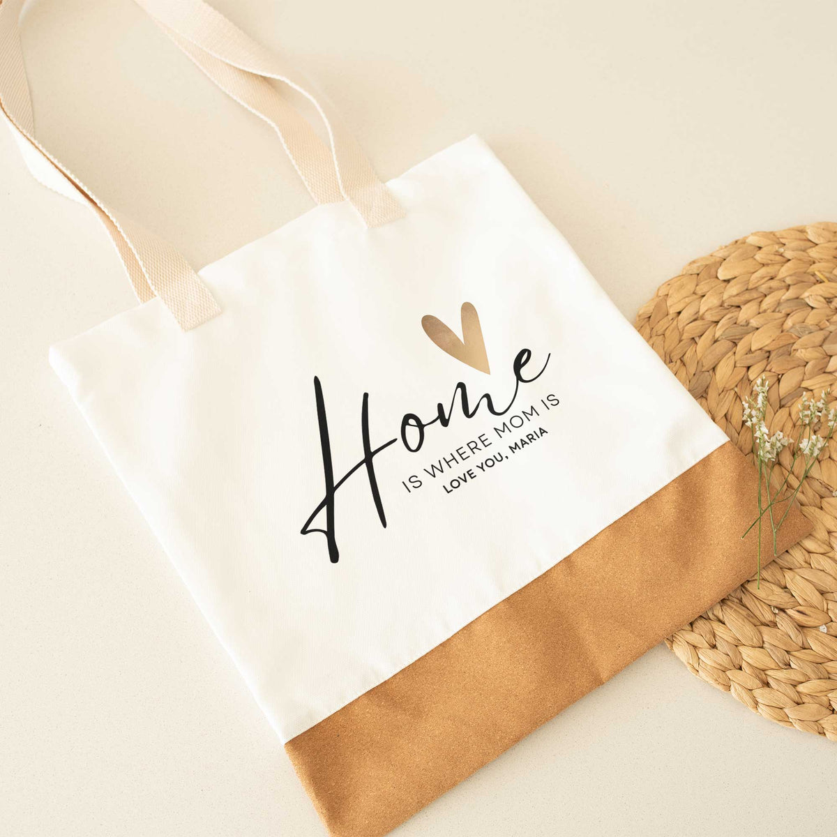 Home Is Where Mom Is - Cork Tote Bag - GOTShirts