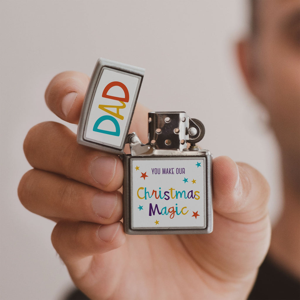 Christmas Magic - Silver Metallic Lighter - GOTShirts