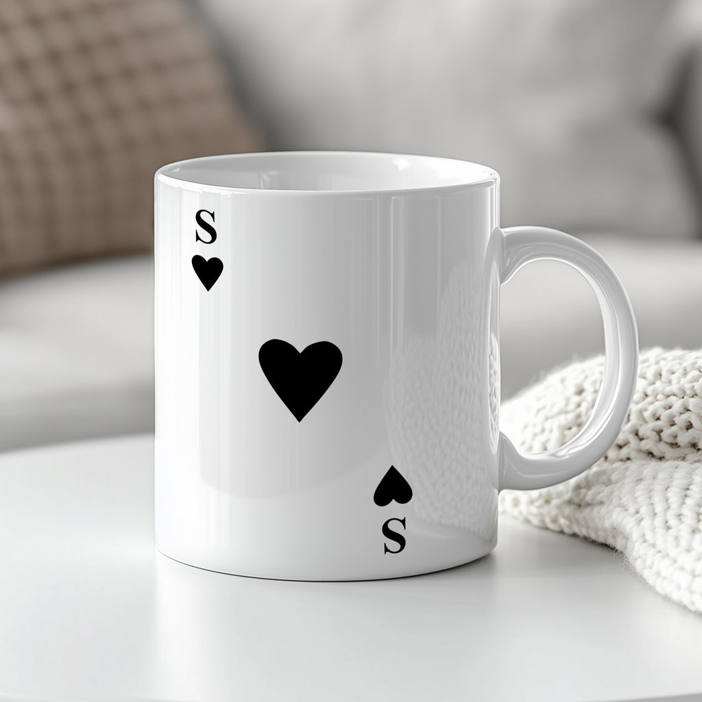 Deck Card Black - Ceramic Mug 330ml - GOTShirts