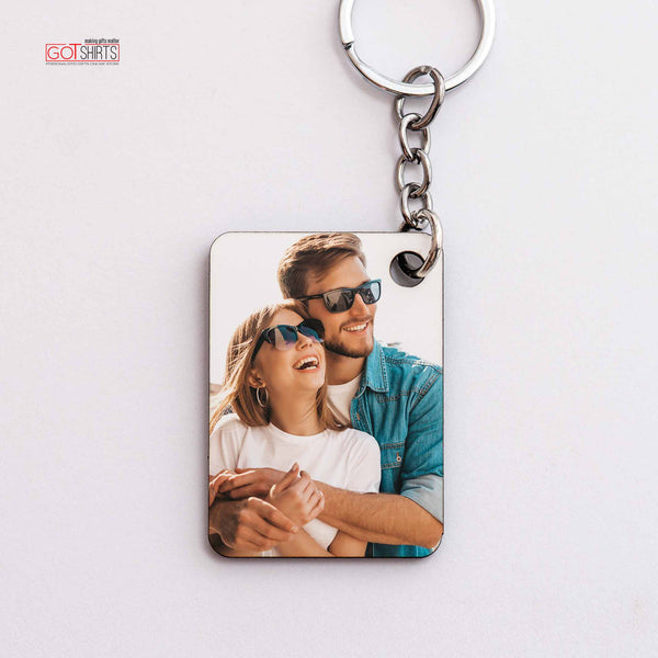 Rectangle Wooden Keyring (1 side print) - GOTShirts