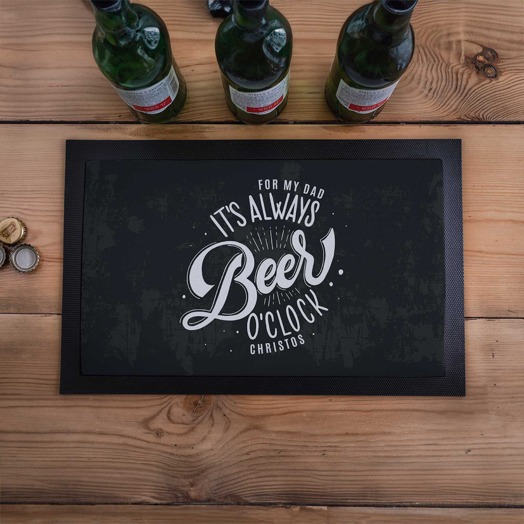 Always Beer O'clock - Bar Mat - GOTShirts