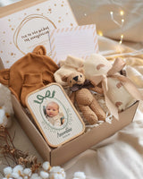 Watercolor Stripes - Newborn Gift Box - GOTShirts
