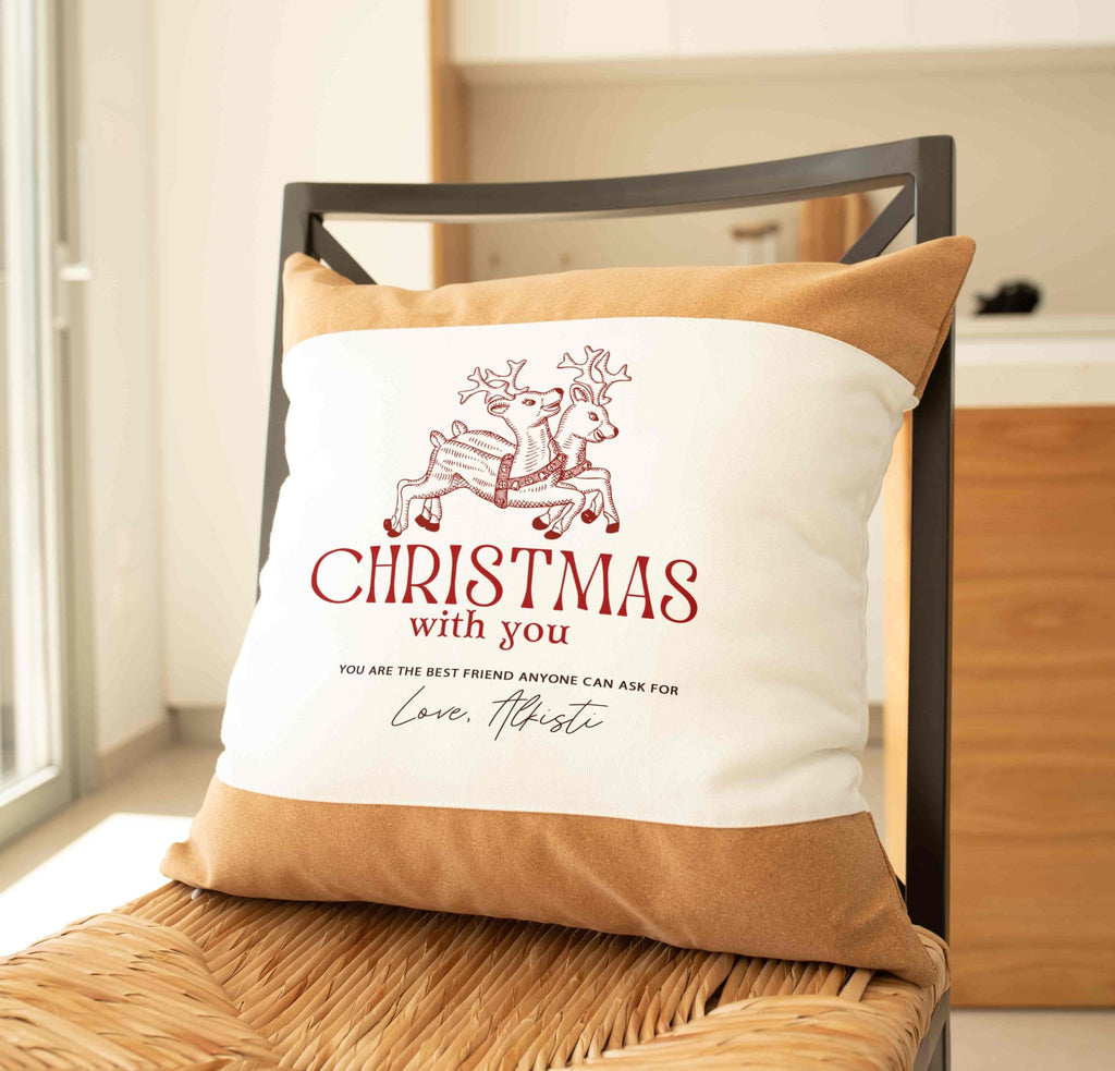 Christmas With You - Cork Pillow - GOTShirts