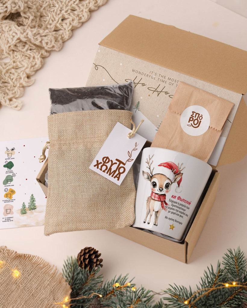 Christmas Reindeer Teacher - Flower Pot - GOTShirts