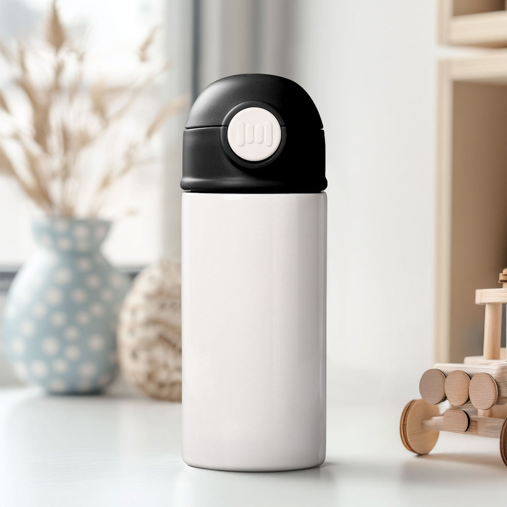 Spring Bunny - Double Wall Colored Water Bottle - GOTShirts