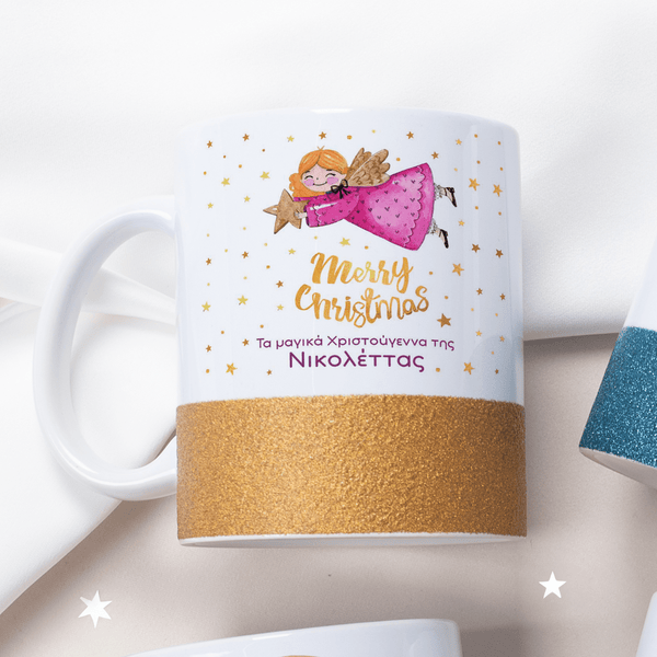 Angel - Ceramic Glitter Mug - GOTShirts