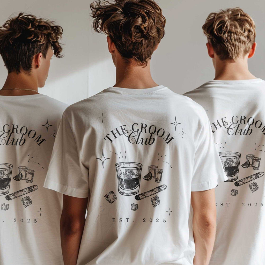 The Groom's Club - T-shirt (2 Sides Print) - GOTShirts