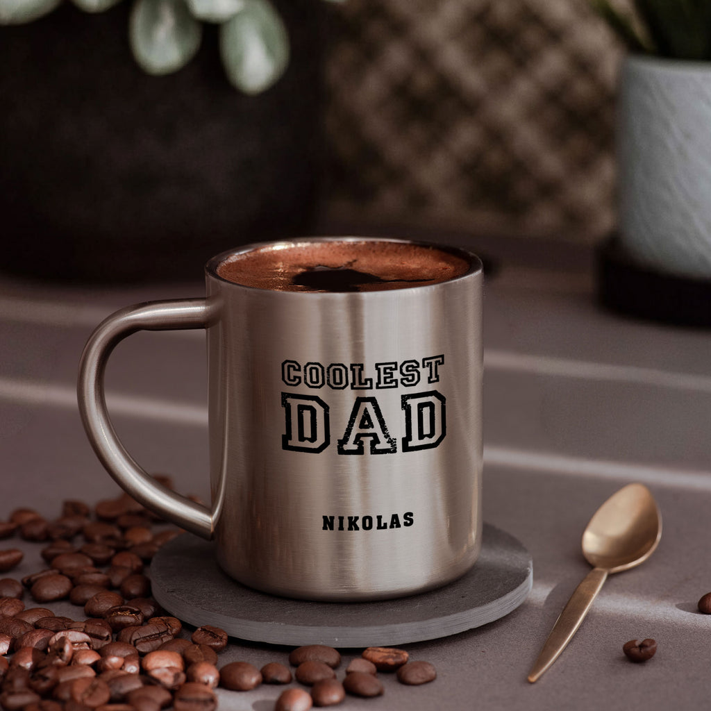 Coolest Dad - Stainless Steel Coffee Mug - GOTShirts