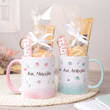 Watercolor Flowers - Mug & Keyring Gift Set - GOTShirts