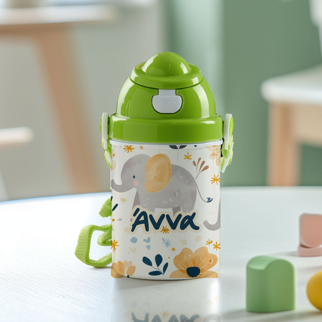 Pink Fairy Ballerina - Plastic Colored Water Bottle - GOTShirts