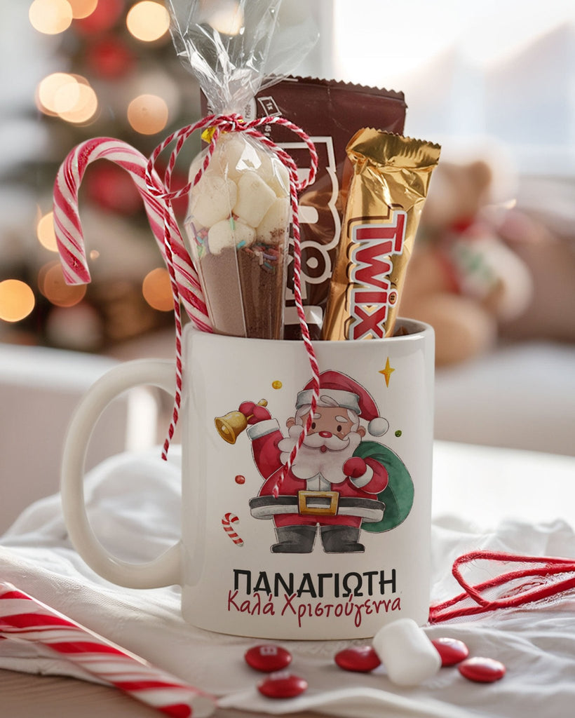 Santa Claus - Ceramic Mug Hot Chocolate Gift Set - GOTShirts