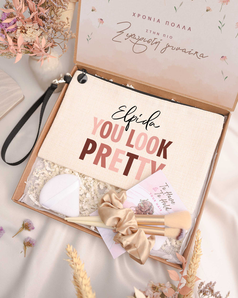 You Look Pretty - Makeup Bag Gift Box