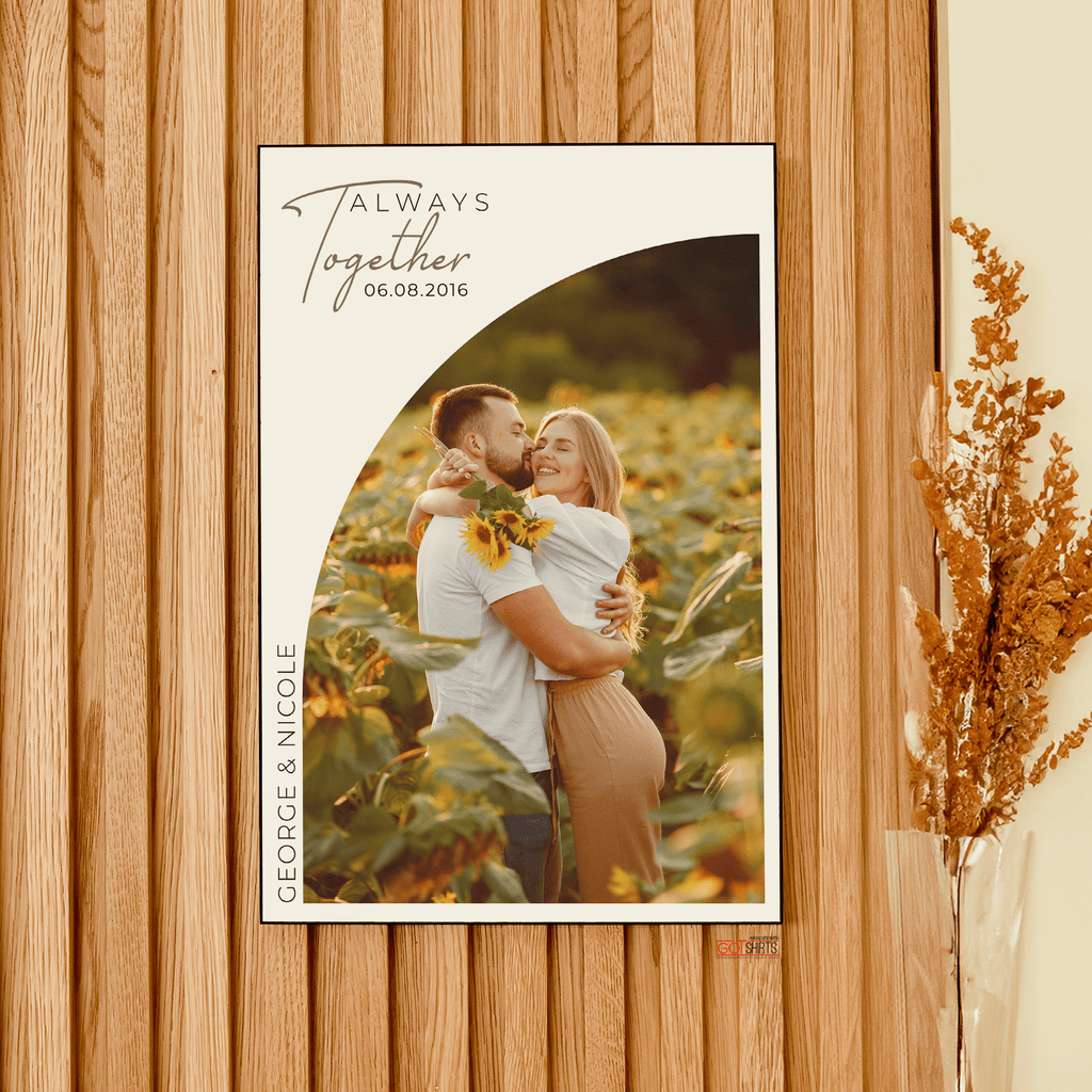 Always Together - Wooden Photo Panel - GOTShirts