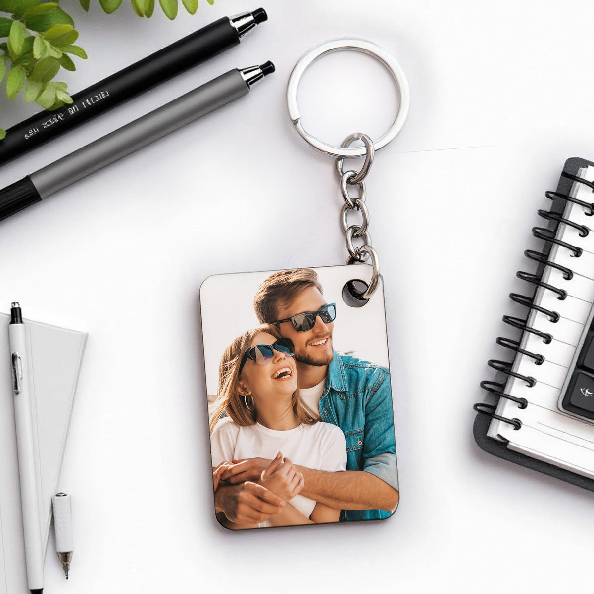 Rectangle Wooden Keyring (1 side print) - GOTShirts