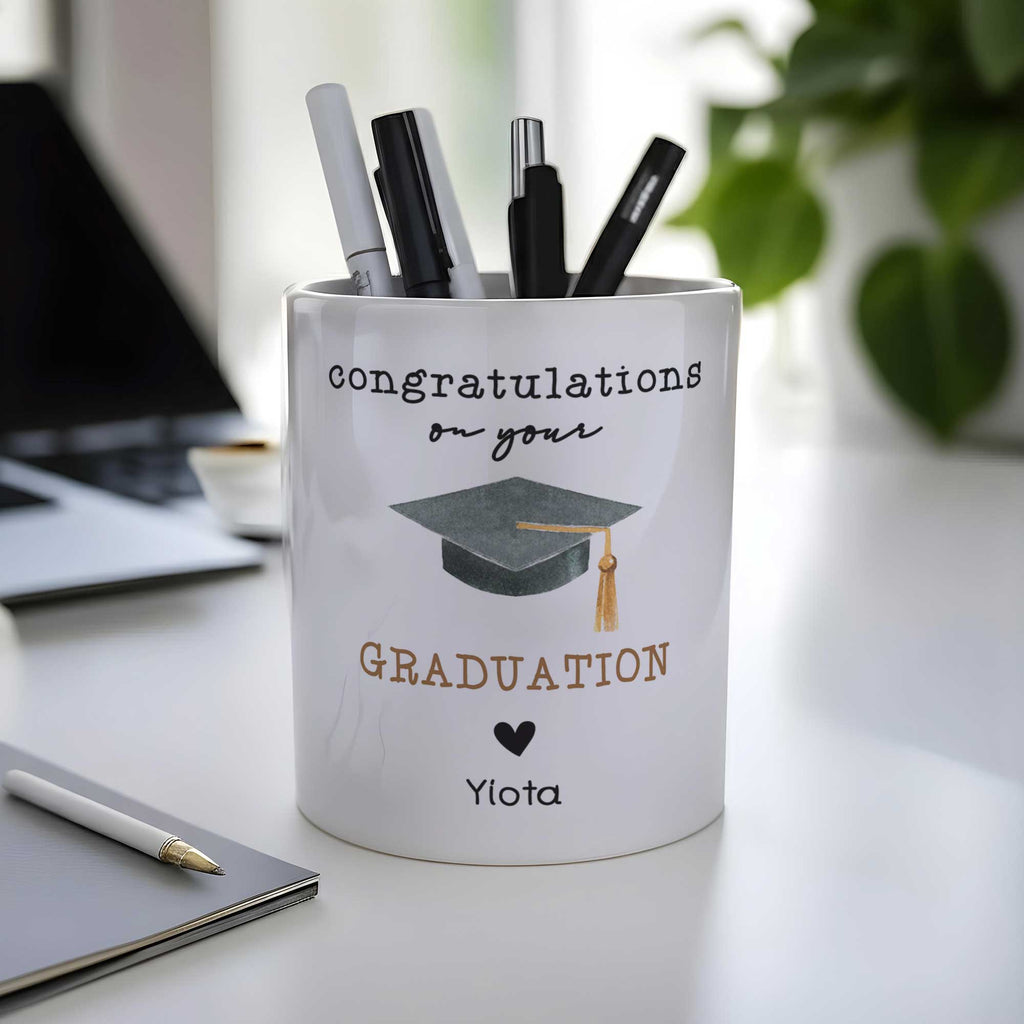 Congratulations On Your Graduation - Ceramic Pencil Holder - GOTShirts