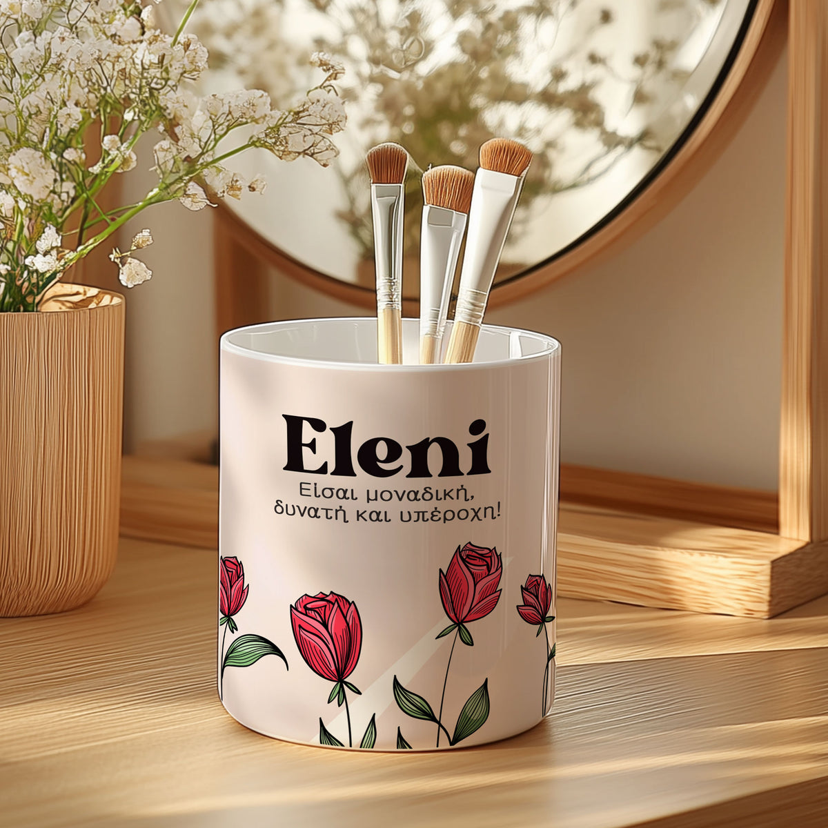 Roses - Makeup Brush Holder Gift Box - GOTShirts