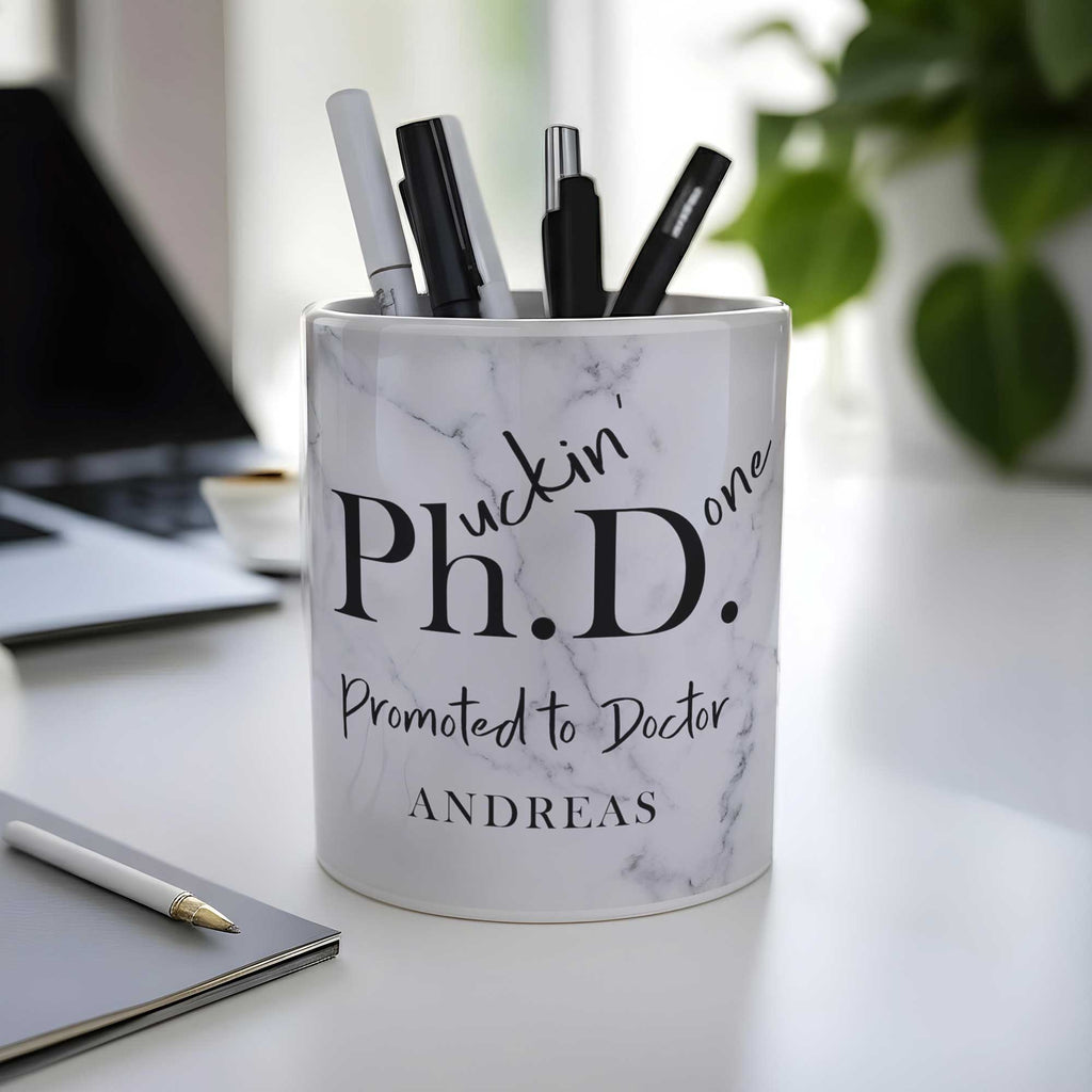 Ph.uckin D.one - Ceramic Pencil Holder - GOTShirts