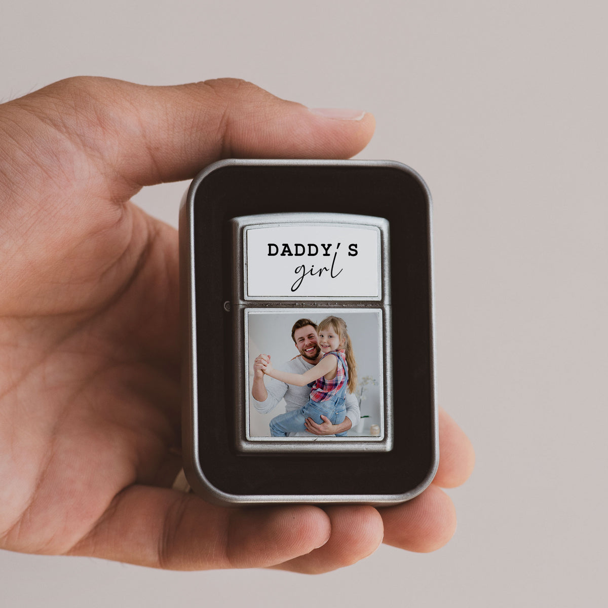 Daddy's Girl - Silver Metallic Lighter - GOTShirts