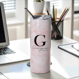 Stainless Steel Skinny Tumbler With Straw - GOTShirts