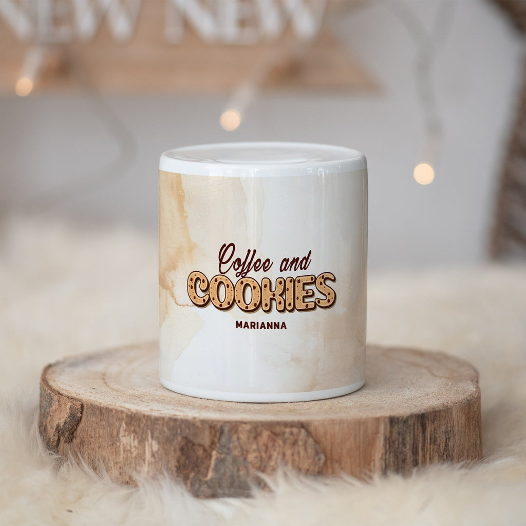Coffee And Cookies - Ceramic Money Bank - GOTShirts