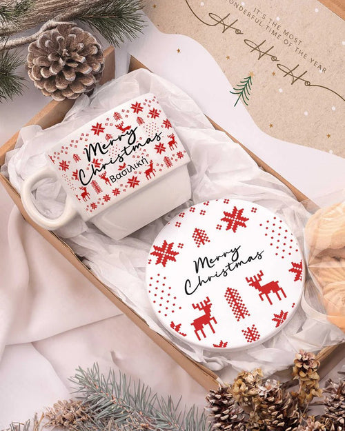 Merry Christmas - Coffee Mug & Coaster Set - GOTShirts