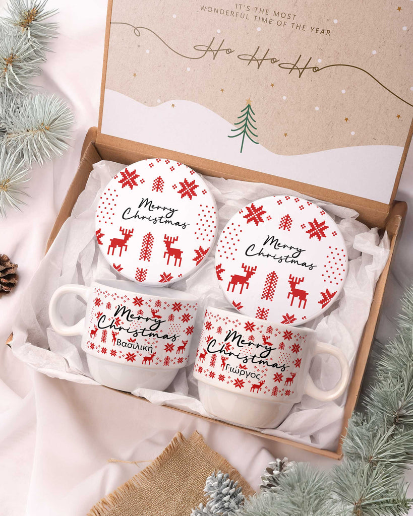 Merry Christmas - Coffee Mug & Coaster Double Set - GOTShirts