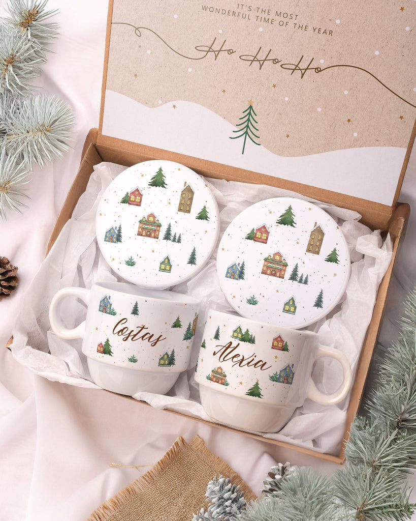 Christmas Pattern - Coffee Mug & Coaster Set - GOTShirts