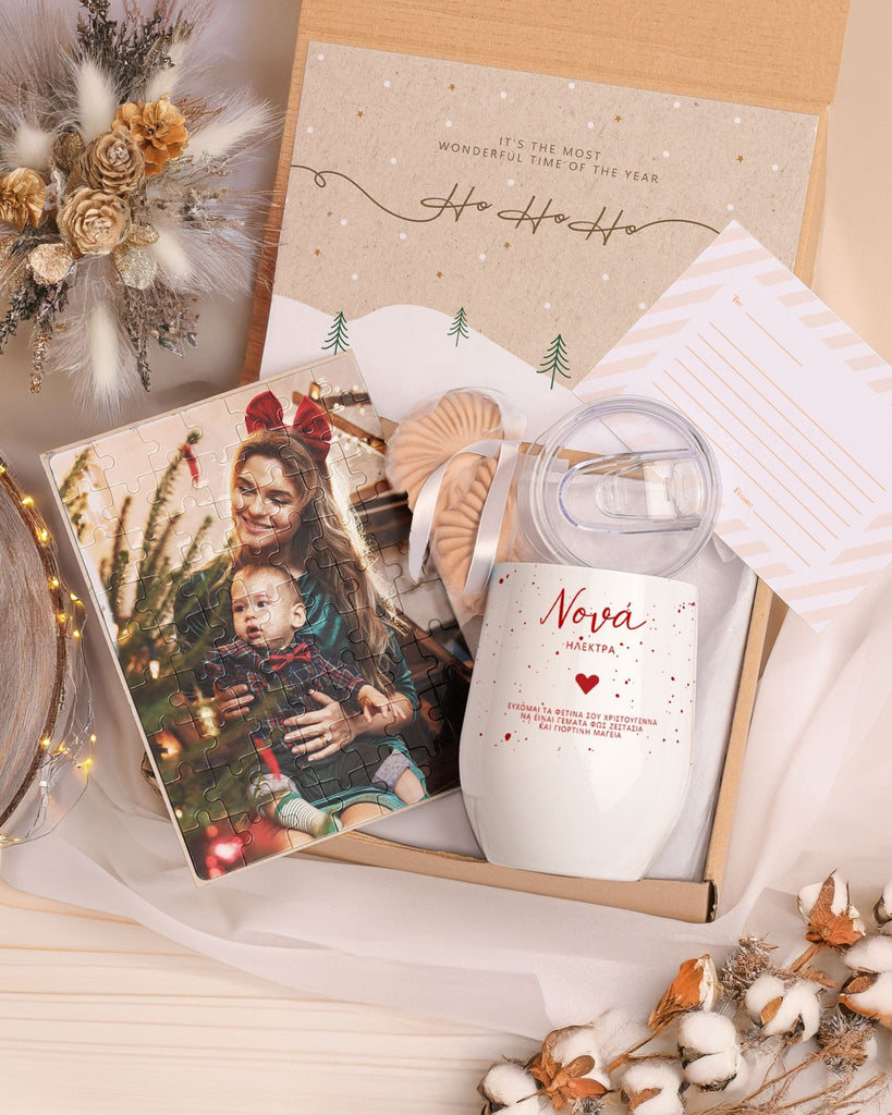 Godmother - Magnetic Puzzle & Wine Mug Gift Box - GOTShirts