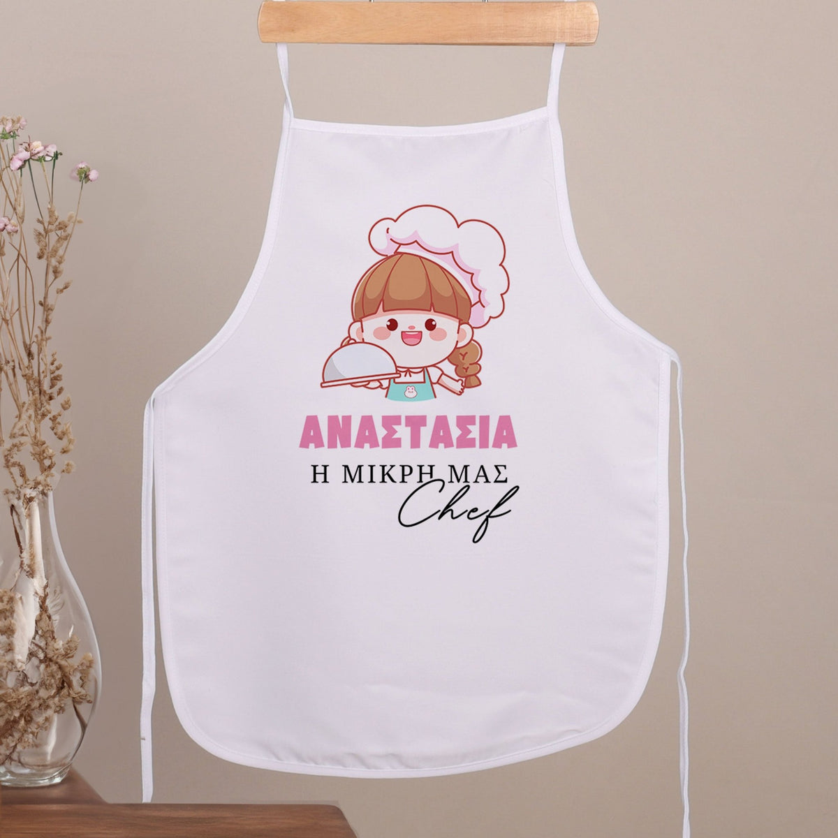Little Chef Girl - Children's White Apron - GOTShirts