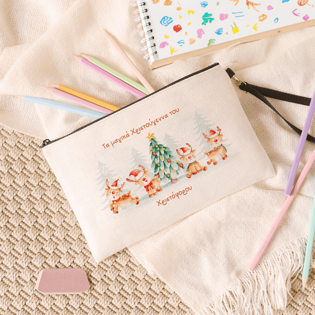 Magic Christmas - Linen Pencil Case - GOTShirts