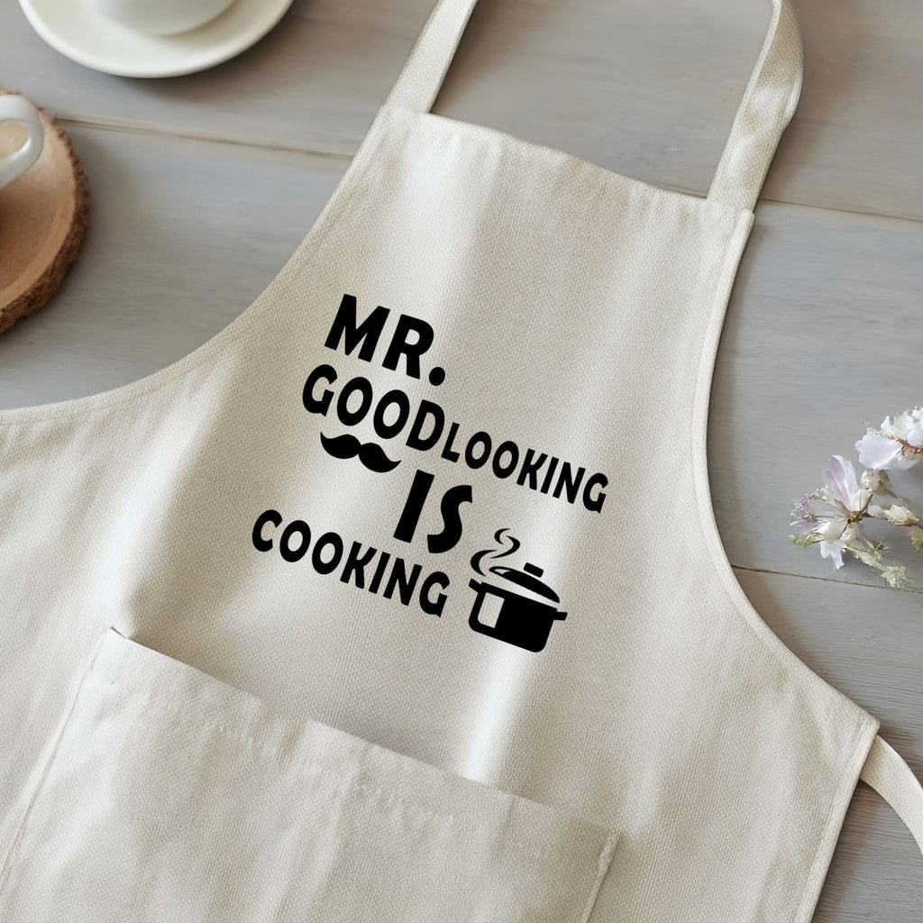 Mr. Good - looking - Cooking Apron - GOTShirts