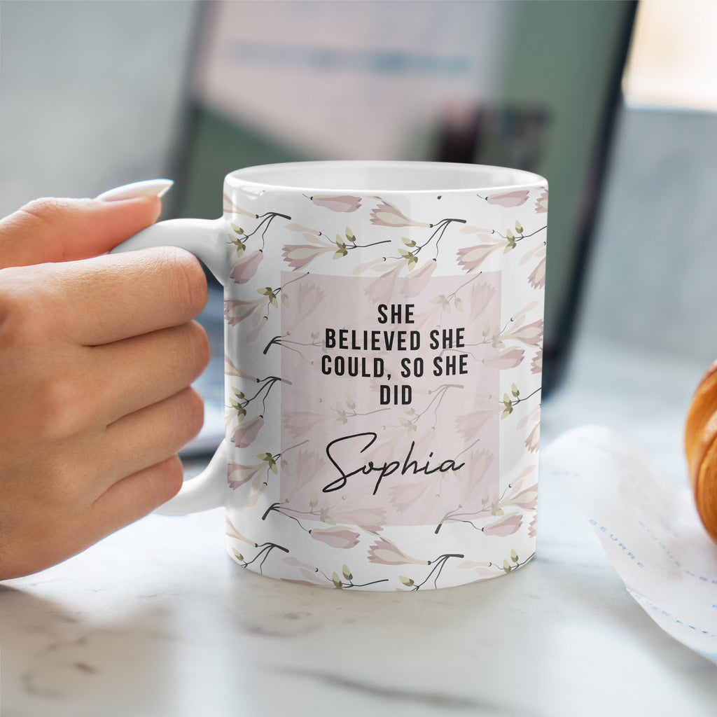 She Believed - Ceramic Mug 330ml - GOTShirts